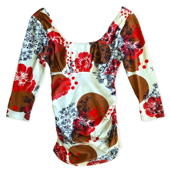 Cabi Grecian Floral Dot Blouse - Picture 4 of 5